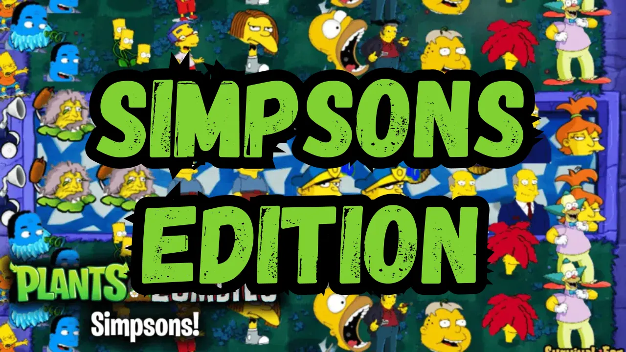 Plants vs Zombies Simpsons Edition