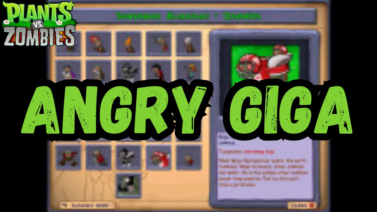 PVZ Angry Giga Mod
